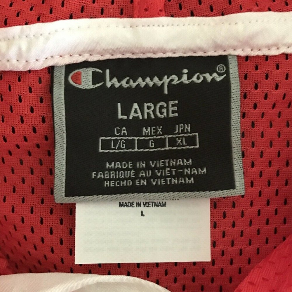 Champion Women's Cropped Mesh Top RED NWT - Picture 11 of 12